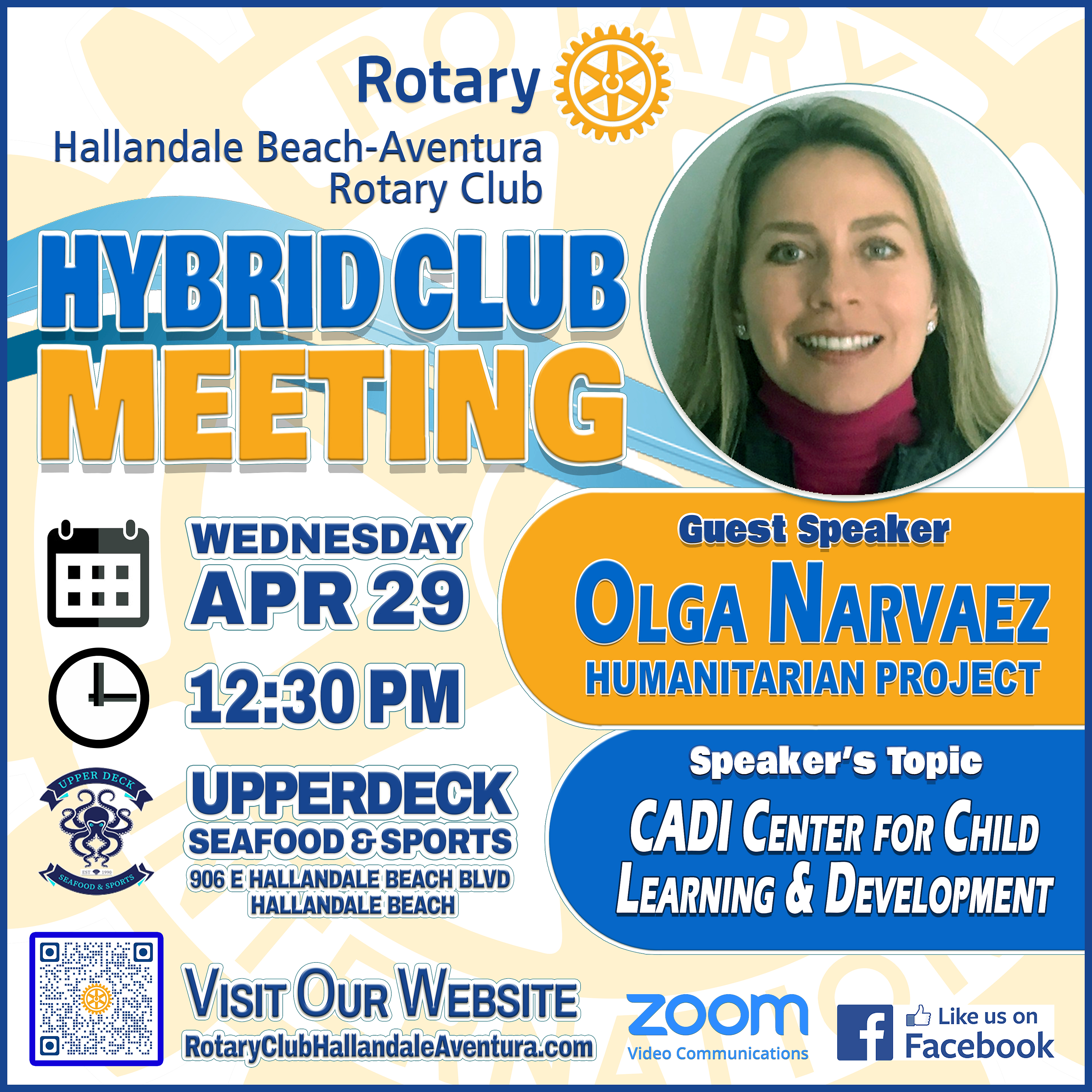 Hybrid Club Meeting: Wed., Apr 29th @ 12:30 pm